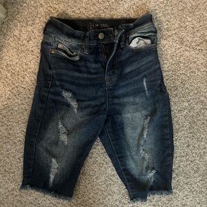 No Boundaries Dark Blue Jean Shorts